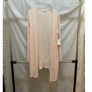 A.U.W. Long Cardigan (Pale Pink) Thin Knit (NEW & UNWORN) (2 piece set) sold sep